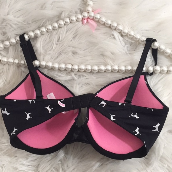 Victoria’s Secret Pink Push Up Bra with Dog Logo - Picture 4 of 7